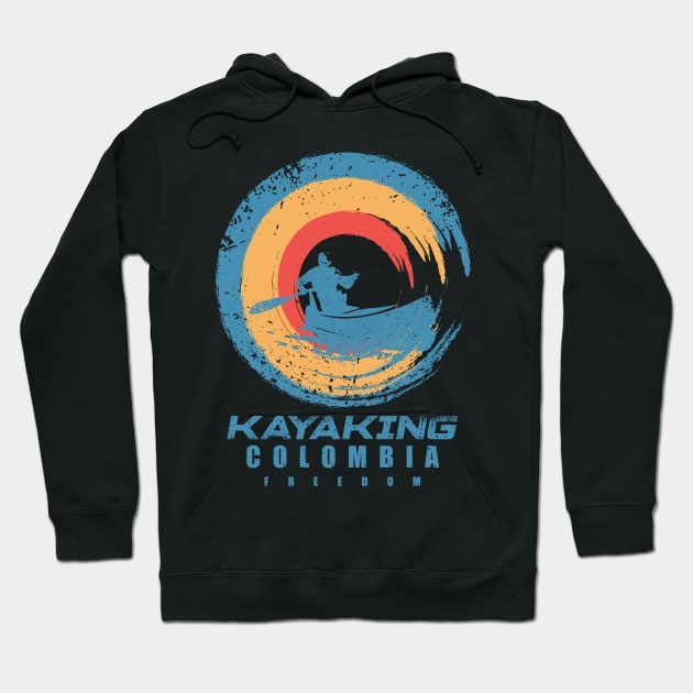 colombia Kayak Adventure Hoodie by SerenityByAlex